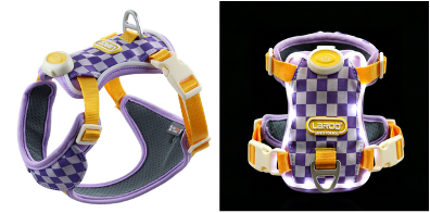 LaRoo Purple Sweet Potato Cheese Plaid LED Harness