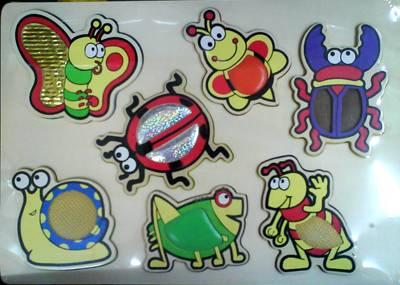 Wooden Sensorial Insect Puzzle