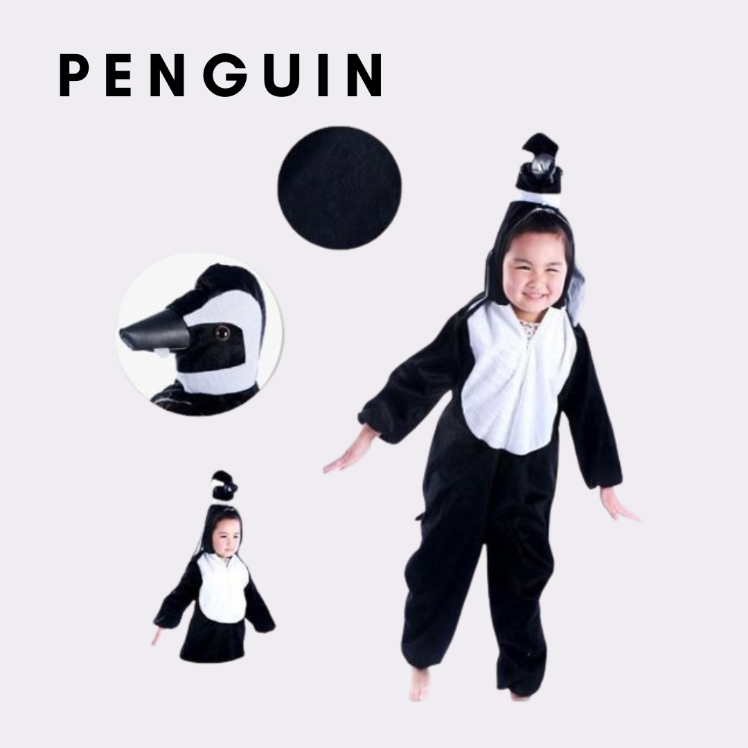 Costume Animal Kids Penguin (XS - 2XL)