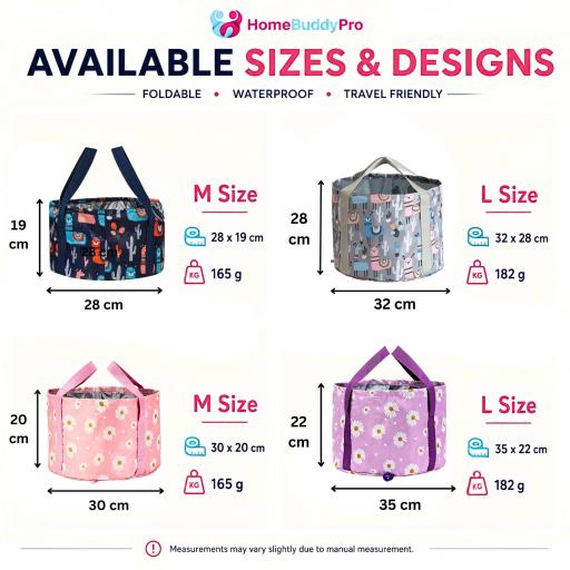 Foldable Waterproof Travel Wash Basin Bag for Foot Soak, Laundry, Haji & Umrah - image 9
