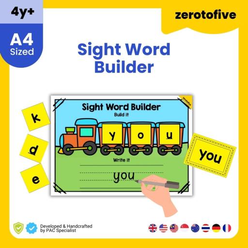 Sight Word Builder Transportation Themed - image 1