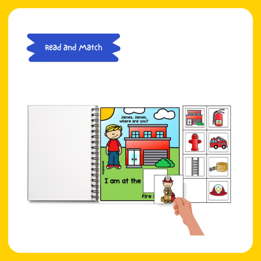 Interactive Vocabulary Books Vol.3 : Our Community Helpers - image 2