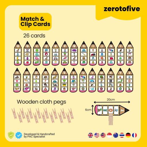 Beginning Sounds Match and Clip Cards - image 2