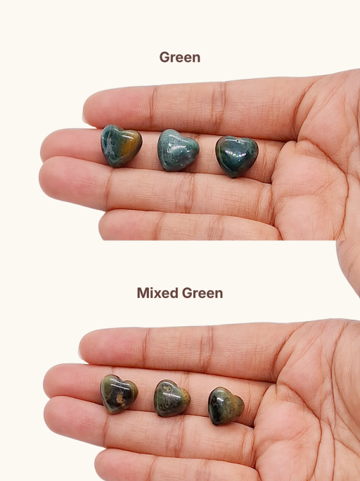 Little Jasper Heart Pendant - Customisable - image 7