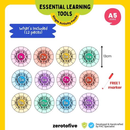 Multiplication Practice Wheels - image 2
