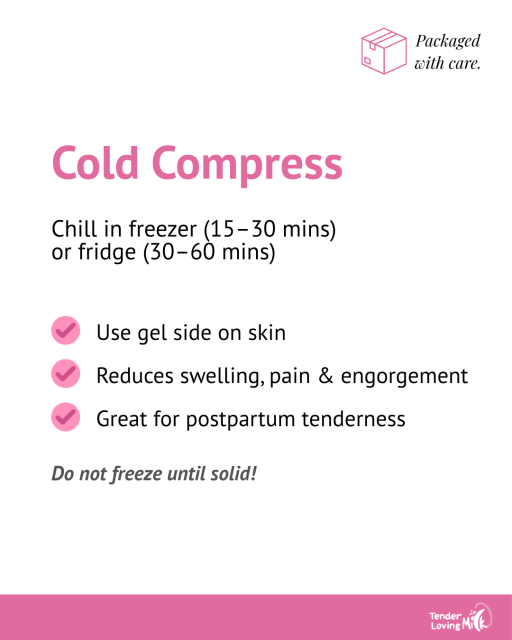 Tender Compress - Reusable Hot and Cold Breast Compress (ONE Pair) - image 3