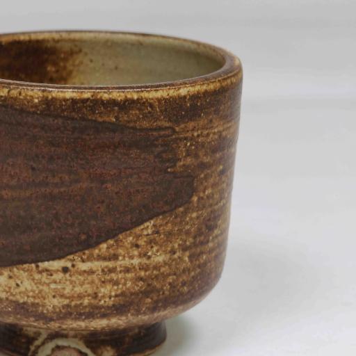 Rustic footed cup - image 5