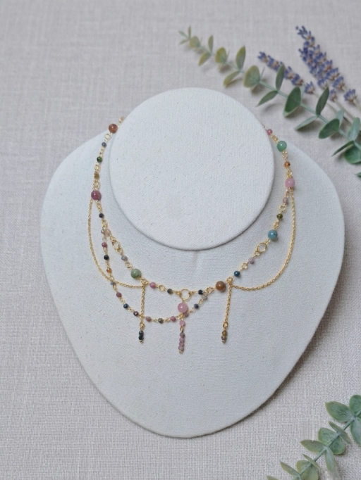 Tourmaline Forest Necklace - image 1
