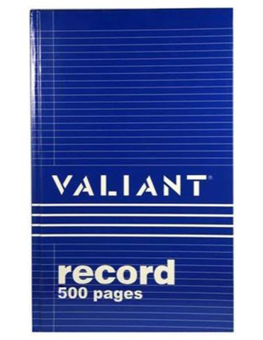 Valiant Record Book Blue - image 3