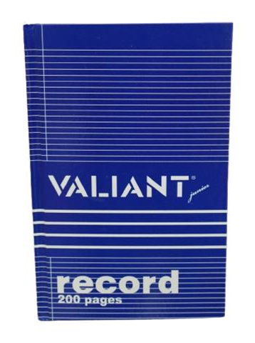 Valiant Record Book Blue - image 2