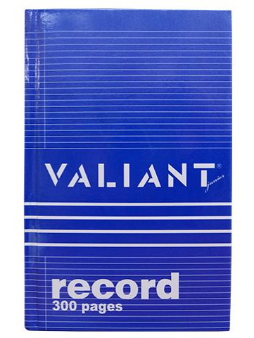 Valiant Record Book Blue - image 4