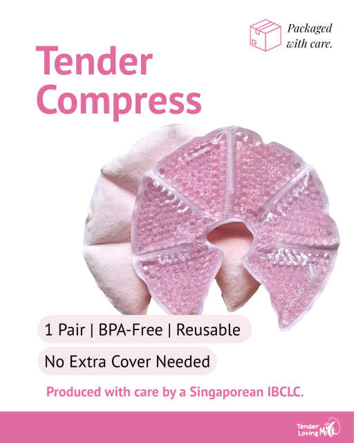 Tender Compress - Reusable Hot and Cold Breast Compress (ONE Pair) - image 1