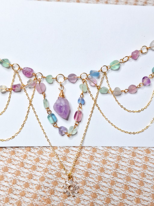 Fluorite Reverie Necklace - image 3