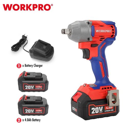Workpro WP390202 Brushless Impact Wrench Kit - image 2