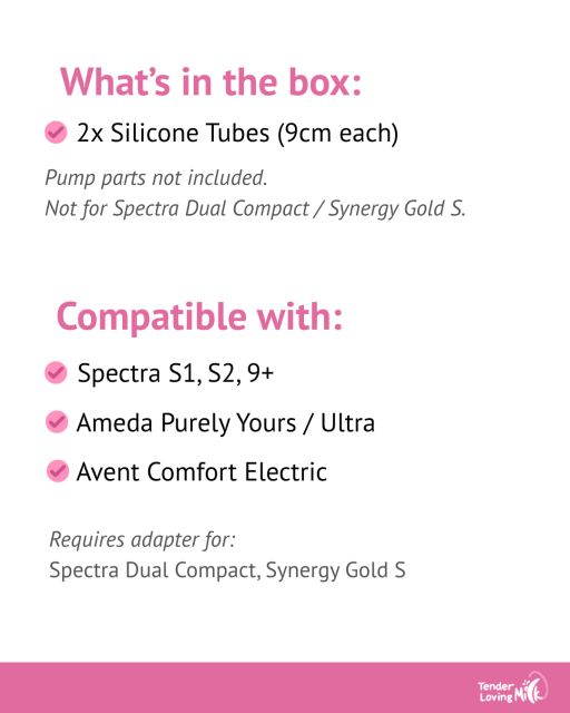 Tender Tubing | Spectra-Compatible Tubing (BPA-Free) | For Spectra & Most Breast Pumps - image 4