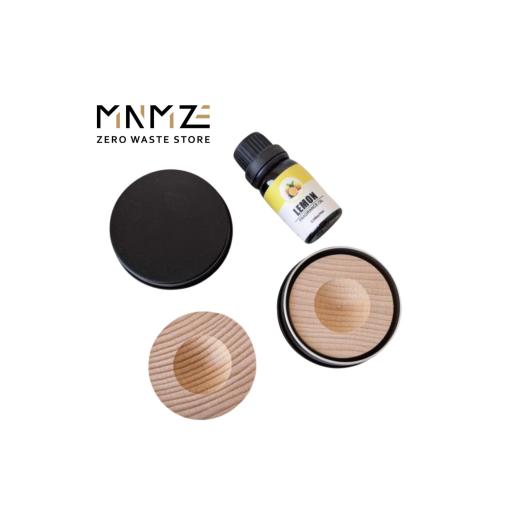 Wooden Essential Oil Diffuser with Tin | Car & Office Aromatherapy - image 3