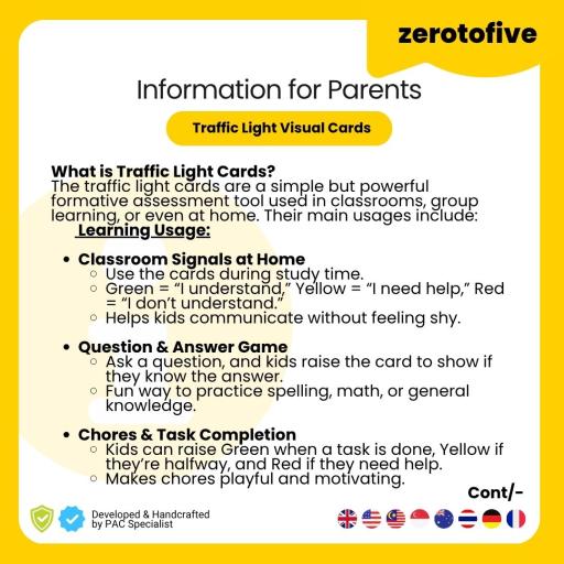Traffic Light Visual Cards - image 3