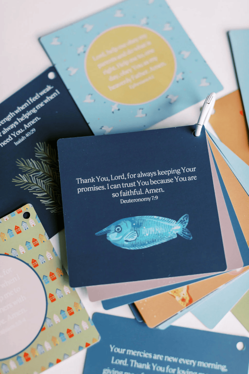 My First Bedtime Prayers Scripture Cards (Psalm 139) - image 3