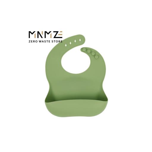 Silicone Baby Bib | Reusable Adjustable - image 4