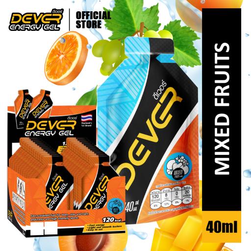 40ml DEVER Energy Gel (Bundles) (Halal Certified) - https://hitpay-production.s3.ap-southeast-1.amazonaws.com/products/40ml-mixed-fruits-buy-24-1-6861721a29a46.jpeg