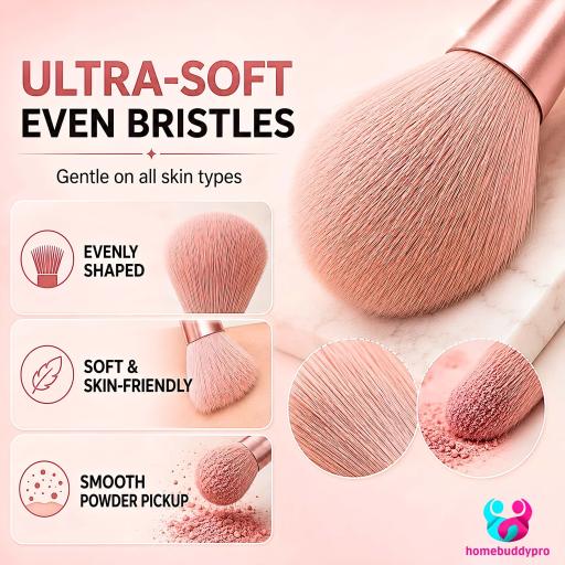 11pcs Makeup Brush Set with Pouch Bag Foundation Blush Eyeshadow Berus Solek - image 2