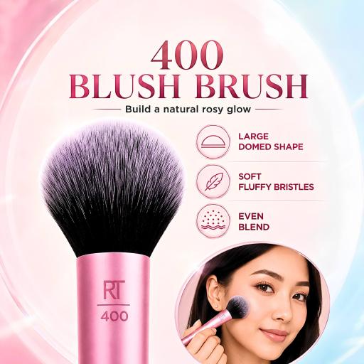Real Techniques Everyday Essentials Makeup Brush Set RT Berus Solek with Bonus Sponge - image 5