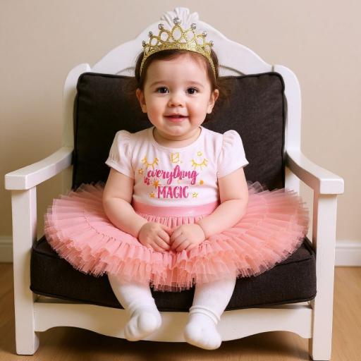 Angeliz Baby LED First Tutu Party Premium Baby Hamper Cakebox Gift Set 9 Pcs - image 5