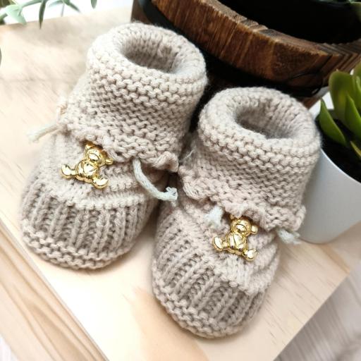 Angeliz Knitted Brown Wooden Box Neutral 10pcs - image 4
