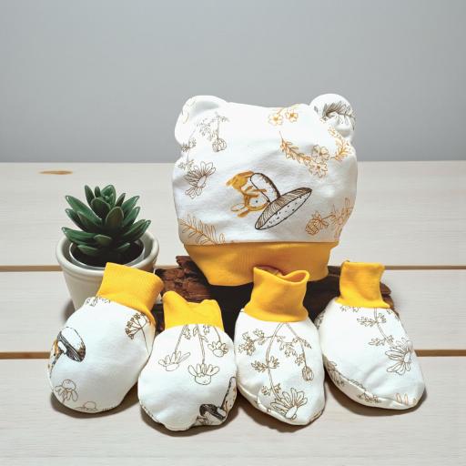 Angeliz Wishing Balloon Lucky Bunny Baby Hamper Gift Set 11 Pcs-Neutral - image 3