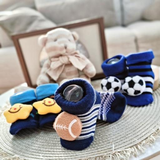 Angeliz Pa&Ma Bunny Toothbox Memory Baby Hamper Basket Gift Set Blue 8pcs - image 8