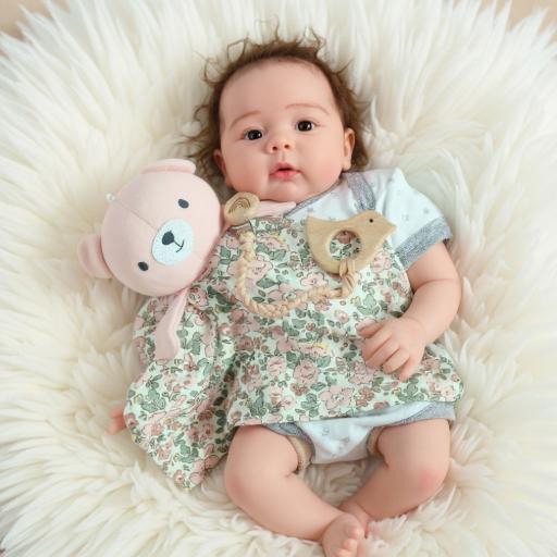 Angeliz Little Bear Snuggle Wooden Baby Hamper Gift Box Pink 8 pcs - image 3