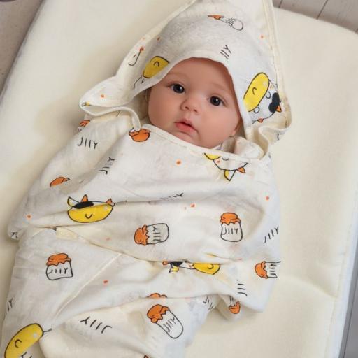 Angeliz Little Bear Snuggle Wooden Baby Hamper Gift Box Neutral 8 pcs - image 8