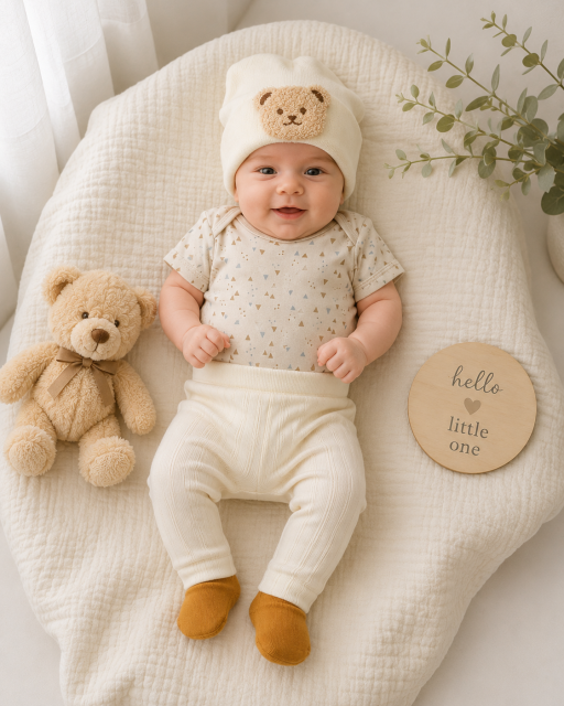 Angeliz Lucky Ball Newborn Baby Gift Set Neutral - image 3