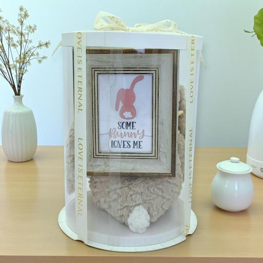 Angeliz Billy Bunny Love Me Soft Toy 4pcs Baby Hamper Cakebox Gift Set - image 12