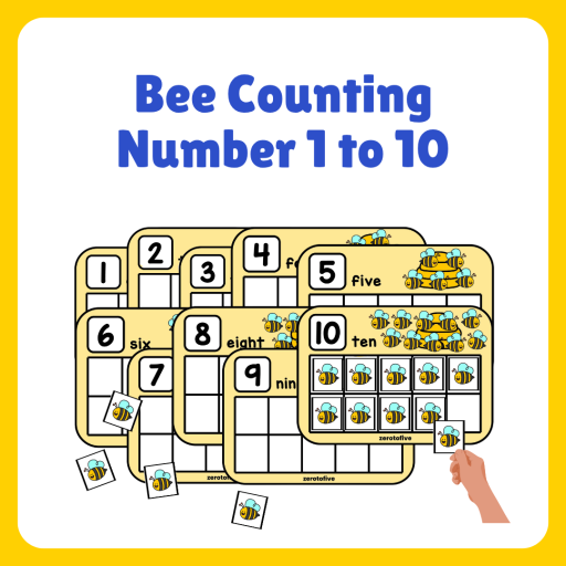 Bee Counting from 1 to 10 - image 1