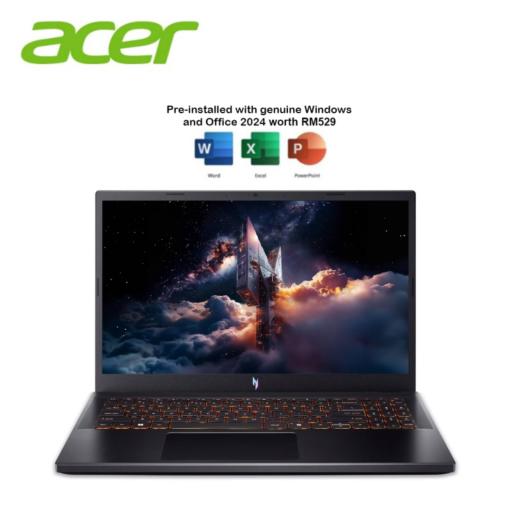 (PREORDER) Acer Nitro V 15 ANV15-52 15.6" FHD 165Hz Gaming Laptop (C5-210H, 16GB, 512GB SSD, RTX3050 6GB, W11, HS+M365) - image 1