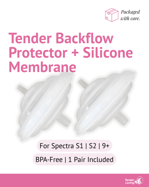 Tender Backflow Protectors for Spectra or Cimilre Breast Pump (2-pieces) - image 1