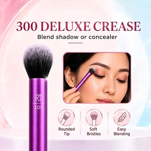 Real Techniques Everyday Essentials Makeup Brush Set RT Berus Solek with Bonus Sponge - image 4