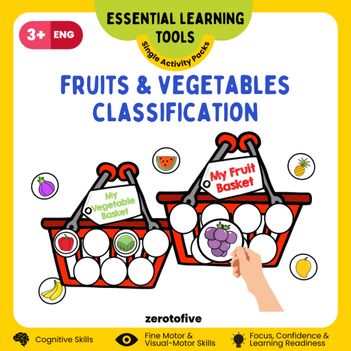 Fruits and Vegetables Classification and Sorting Activity - image 1
