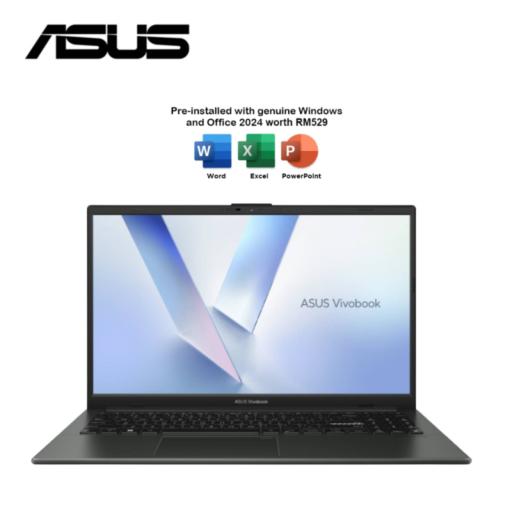 (PREORDER) Asus VivoBook Go 15 E1504G 15.6'' FHD Laptop ( i3 N305, 8GB, 512GB SSD, Intel, W11, HS+M365 ) - image 1