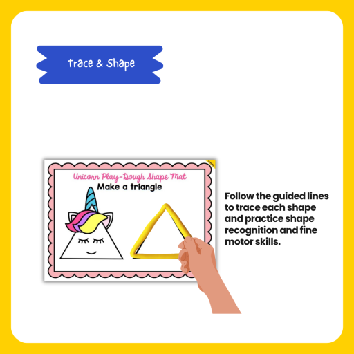 Play-dough Shape Mat Unicorn Themed - image 3
