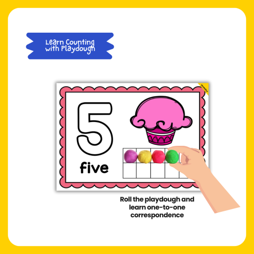 Ten Frame Playdough Number Mat 1 to 10 - image 3