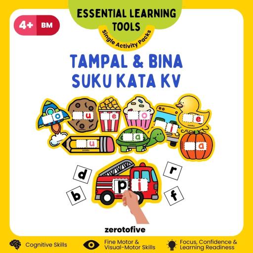 Tampal dan Bina Suku Kata KV - image 1