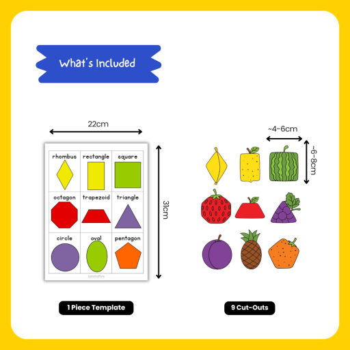 Fruits Shapes Matching - image 2