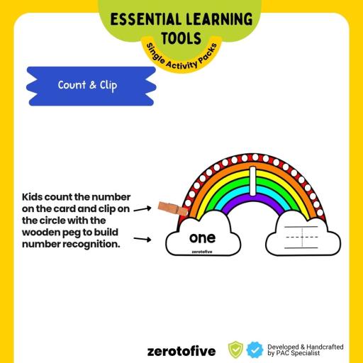 Count, Clip and Trace Number 1 to 20 Cards - image 3