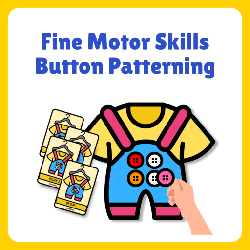 Fine Motor Skills Button Patterning - image 1