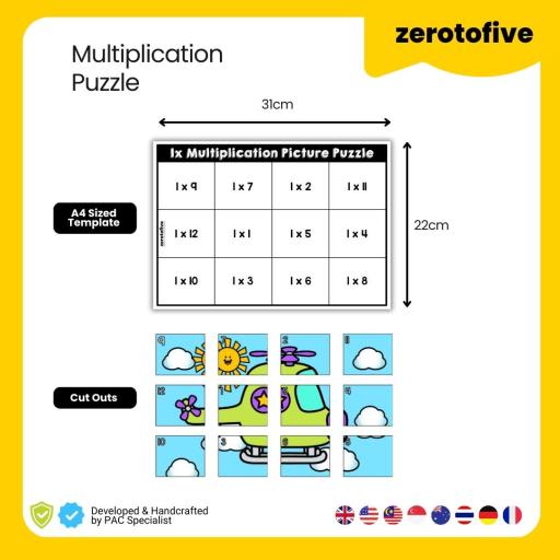 Multiplication Picture Puzzles - image 2