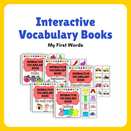 Interactive Vocabulary Books Vol.1 : My First Words - image 1