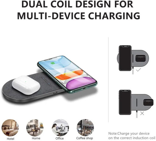 Dual Wireless Charger 40watts - image 3