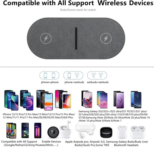 Dual Wireless Charger 40watts - image 2